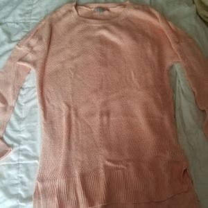 Peach colored sweater